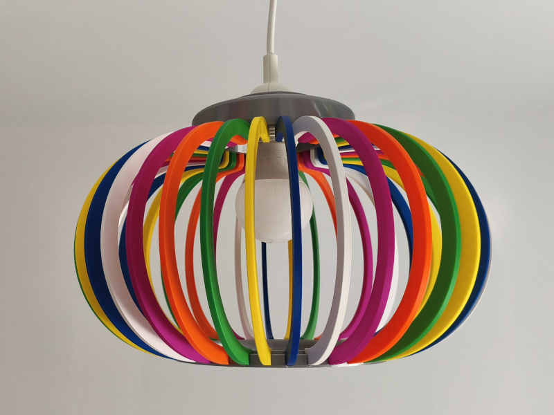 Abat-jour multicolore